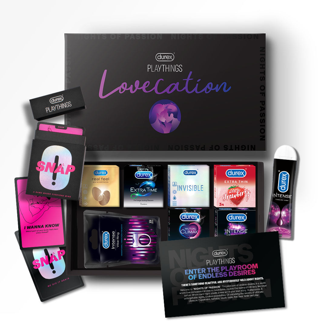 Lovecation Playkit: Condoms, Ring, Lube
