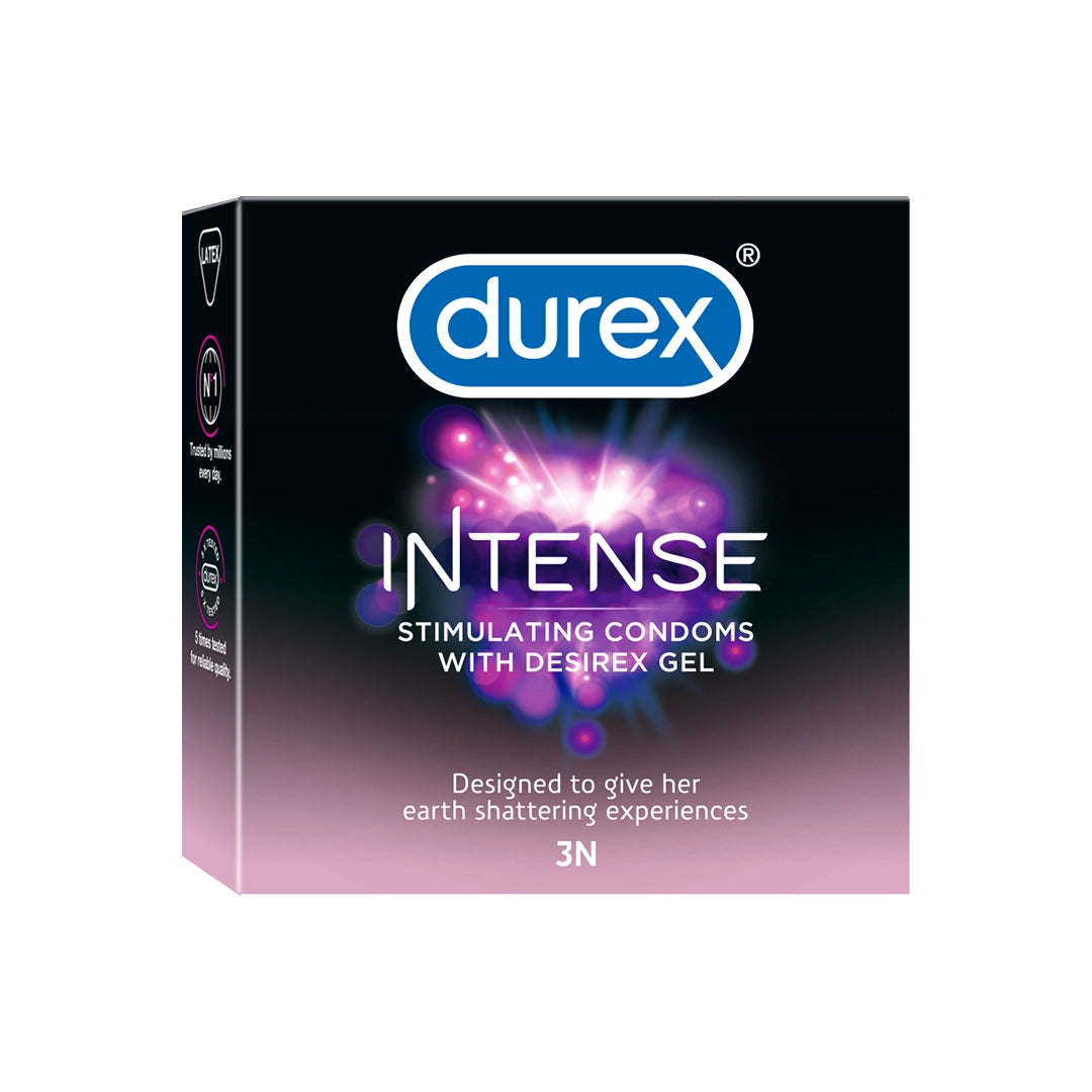 Durex Intense Condoms - 3s(Pack of 1) – Durex India