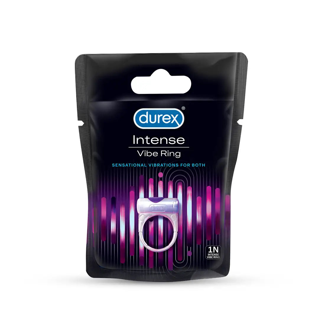 Flavoured Condoms & Intense Vibe Ring Combo for Intimate Pleasure | Durex India