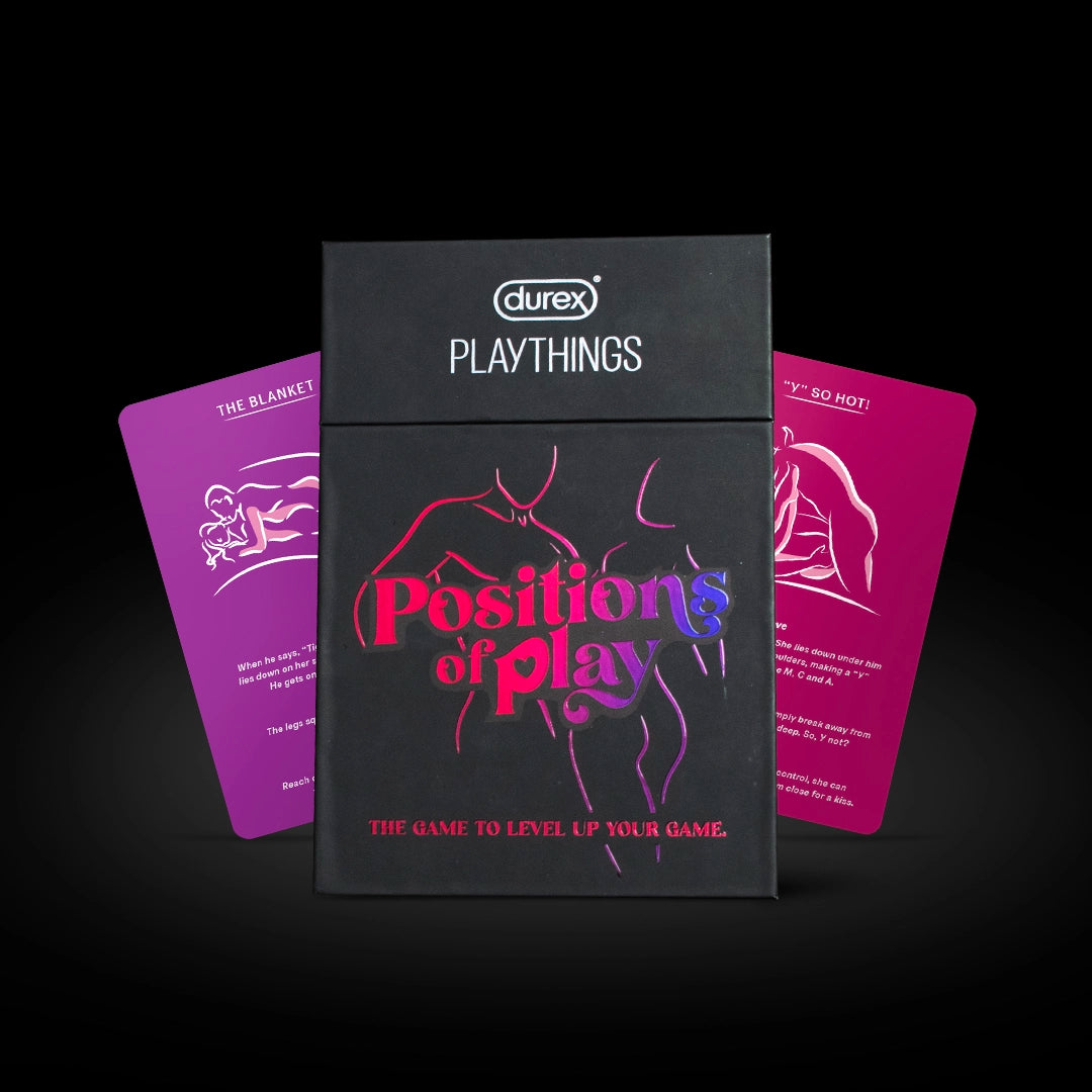 Positions of Play & Turn On Intimate Card Games For Couples Combo | Durex India