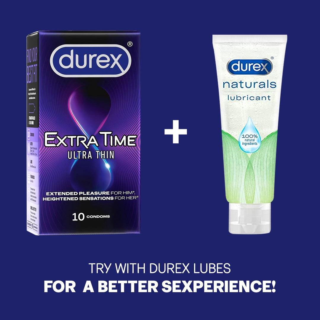 Durex Extra Time Ultra Thin Condoms - 30 Condoms (Pack of 3)