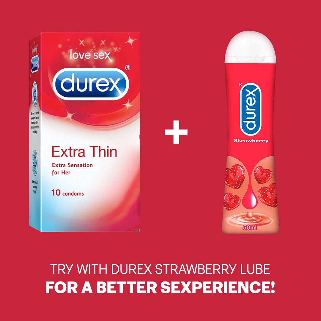 Durex Extra Thin - 20 Condoms, 10s(Pack of 2)