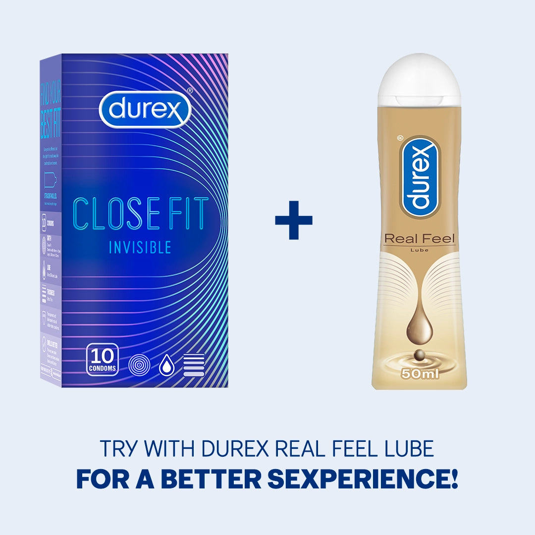 Durex Close Fit Invisible - 10 Condoms (Pack of 1)