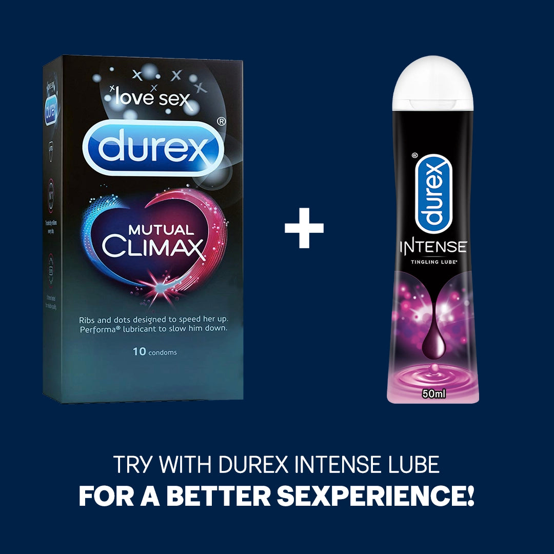 Durex Mutual Climax - 50 Condoms, 10s(Pack of  5)