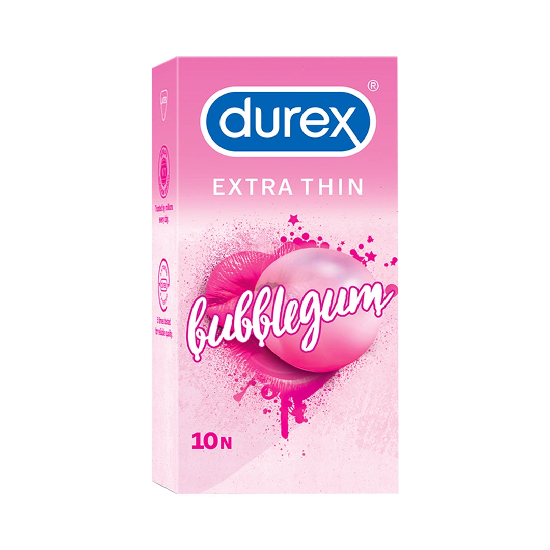 Durex Bubblegum Flavoured - 20 Condoms, 10s(Pack of 2)