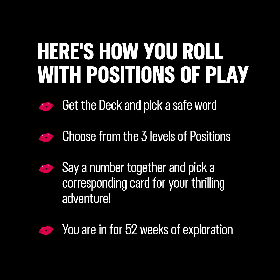 Positions Of Play Card Game & Hand Restraint Combo | Durex India