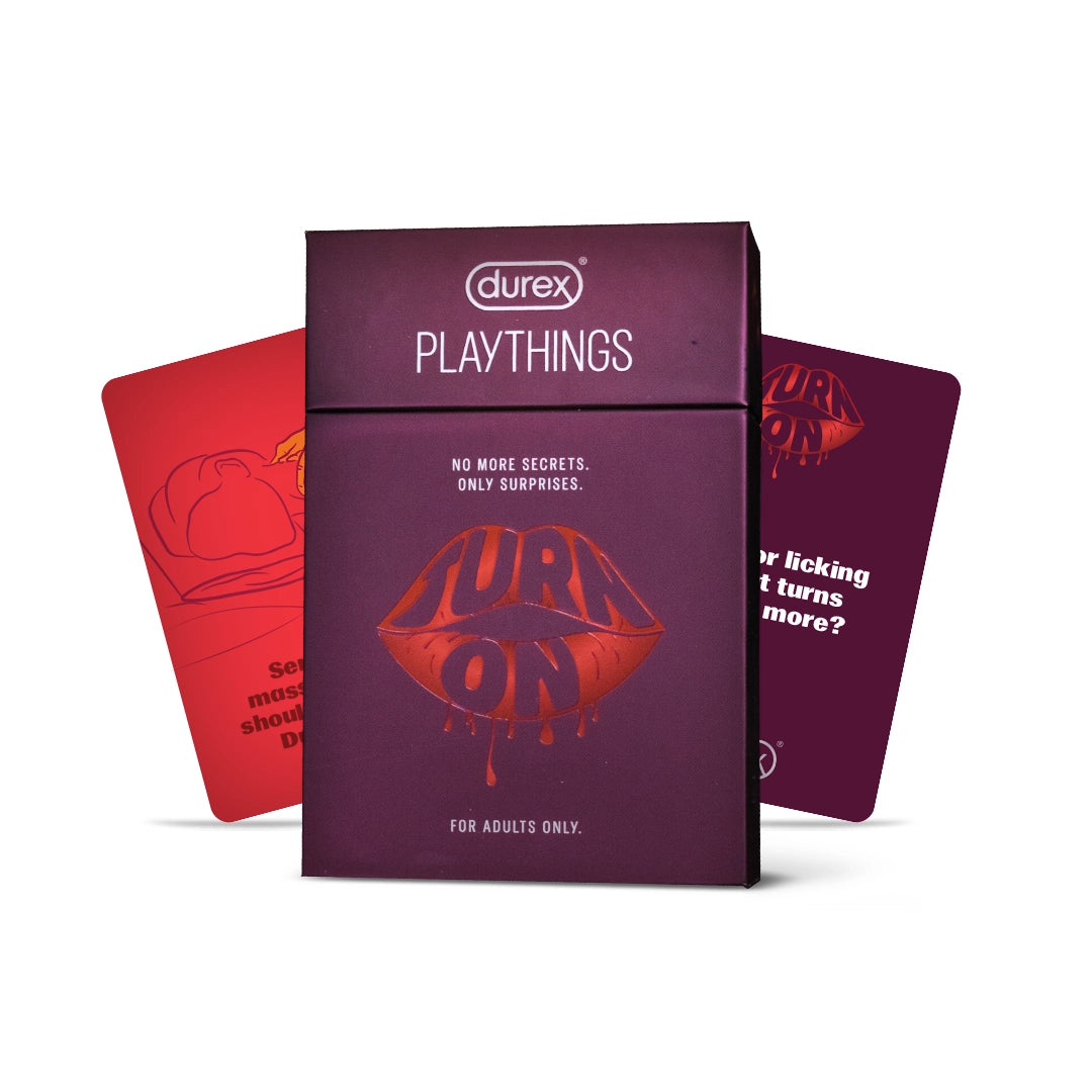 Durex Playthings Turn On Card Game for Couples